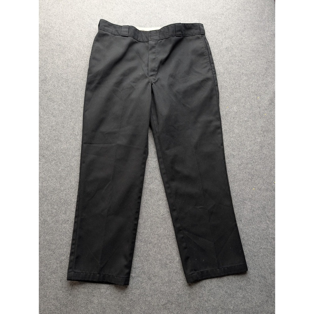 Dickies 874 Original Fit Men's Black Work Pants Size 40x30 Chino Twill